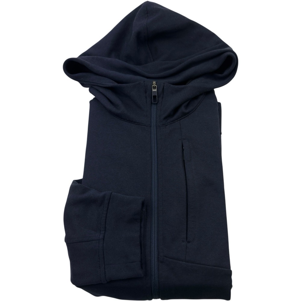 Lululemon City Sweat Thermo Full Zip Techloft Hoodie Heather Navy Blue Large